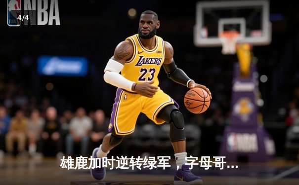 雄鹿加时逆转绿军，字母哥44分创赛季新高 - 4